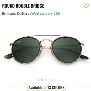 Ray-Ban Round Double Bridge Sunglasses